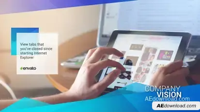 Modern Company Profile Complete Package Video Displays template preview