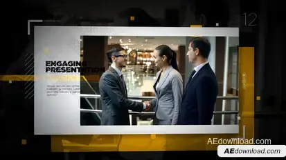 Modern Corporate Slideshow2 Video Displays template preview