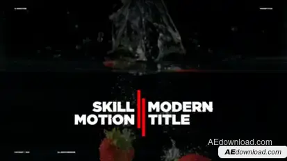 Modern Corporate Titles Titles template preview