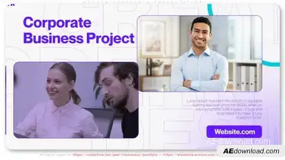 Modern Corporation Presentation Openers template preview