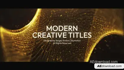 Modern Creative Titles Titles template preview