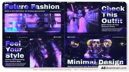 Modern Dark Fashion Openers template preview