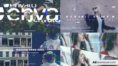 Modern Demo Reel Openers template preview