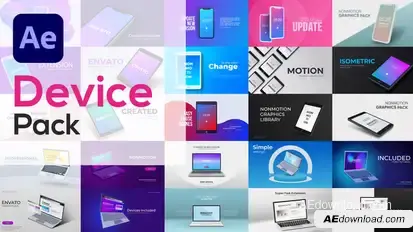 Modern Device Pack | Mock-up Product Promo template preview