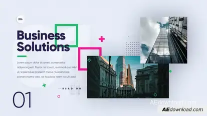 Modern Digital Presentation Video Displays template preview