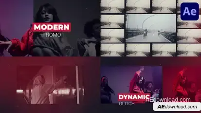Modern Dynamic Promo for After Effects Openers template preview