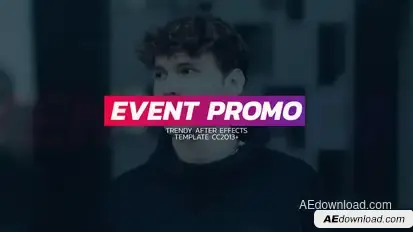 Modern Event Promo Video Displays template preview