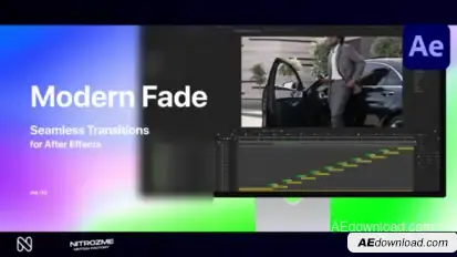 Modern Flat Transitions Vol. 01 Elements template preview