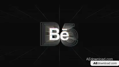 Modern Glitch Logo Logo Stings template preview