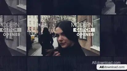 Opener - Modern Glitch Opener Openers template preview