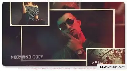 Modern Inks Slideshow Openers template preview
