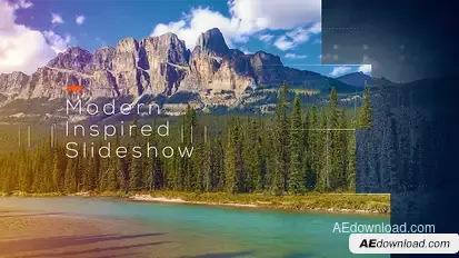 Modern Inspired Slideshow Video Displays template preview