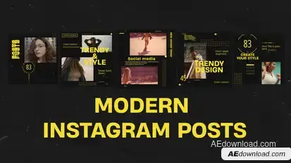 Modern Instagram Posts Openers template preview