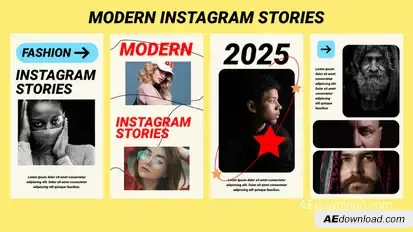 Modern Instagram Stories | AE Titles template preview