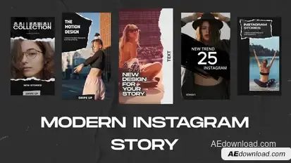 Modern Instagram Story Openers template preview