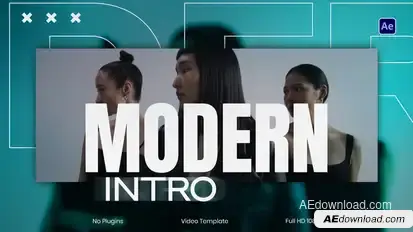 Modern Intro Openers template preview