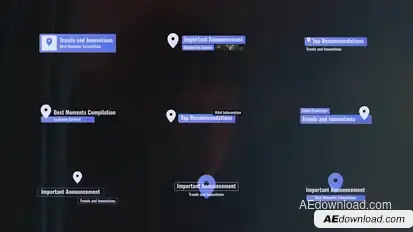 Modern Location Titles Titles template preview