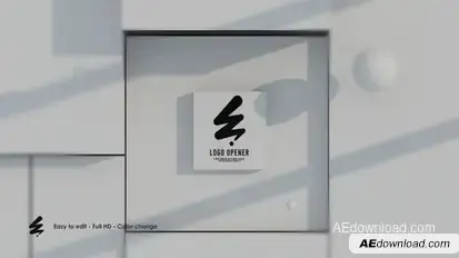 Modern Logo Opener - After Effects Template Logo Stings template preview