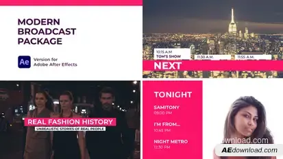Modern Motion Broadcast Package broadcast-packages template preview