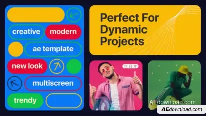 Modern Motion Opener | Multiscreen Slideshow Openers template preview