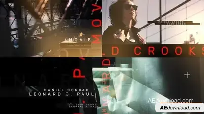 Modern Movie Opener And Title Openers template preview