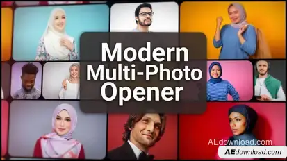 Modern Multi-Photo Opener Openers template preview