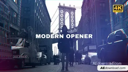 Modern Opener Openers template preview
