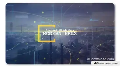 Modern Parallax Cinematic Slideshow Video Displays template preview