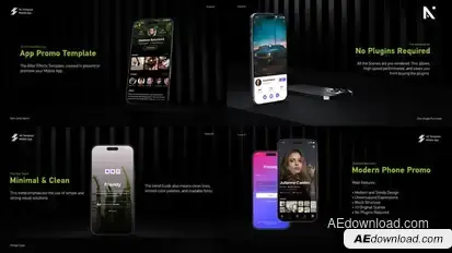 Modern Phone Mockup Promo Product Promo template preview