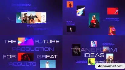Modern Photo Opener Video Displays template preview