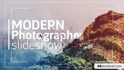 Modern Photographer Slideshow Opener Openers template preview