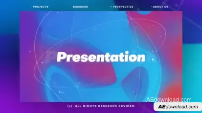 Modern Presentation Video Displays template preview