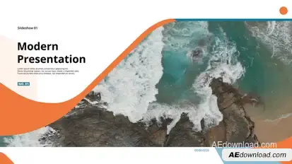 Modern Presentation Video Displays template preview