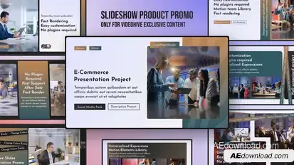 Modern Promo Business Slideshow Product Promo template preview
