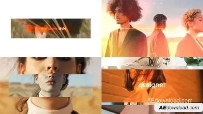 Modern Promo Video Slideshow Openers template preview
