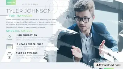 Modern Promotion Corporate Video Displays template preview