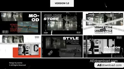 Modern Slides | AE Openers template preview