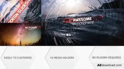 Modern Slideshow Video Displays template preview