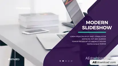 Modern Slideshow Video Displays template preview