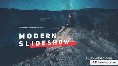 Modern Slideshow Openers template preview