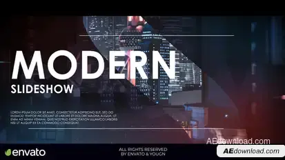Modern Slideshow Openers template preview