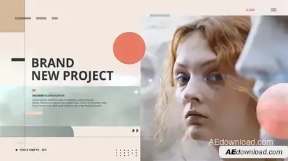 Modern Slideshow Openers template preview
