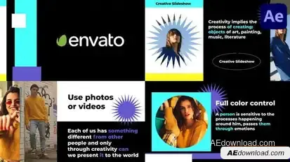 Modern Slideshow for After Effects Openers template preview