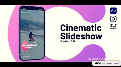 Modern Slideshow Vertical Openers template preview