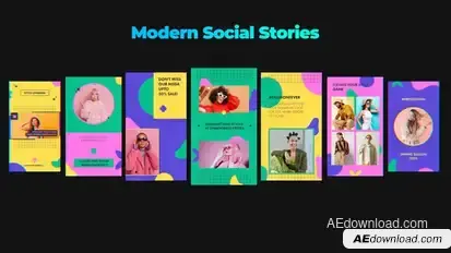 Modern Social Stories Product Promo template preview