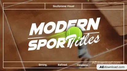 Modern Sport Titles Titles template preview