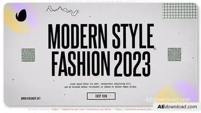 Modern Style Fashion 2023 Openers template preview