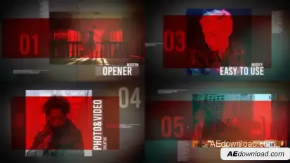 Modern Stylish Opener for After Effects Openers template preview