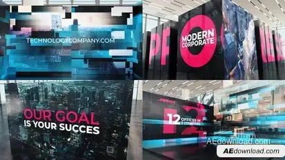 Modern Technology Corporate Trailer | Promo | Presentation | Opener Openers template preview