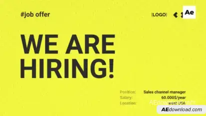 Modern Text Titles And Stories Product Promo template preview